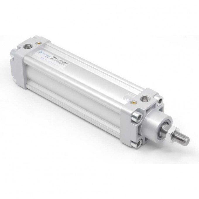 Пневмоцилиндр PEMAKS сжатый воздух анодированный алюминий PAG-63-400