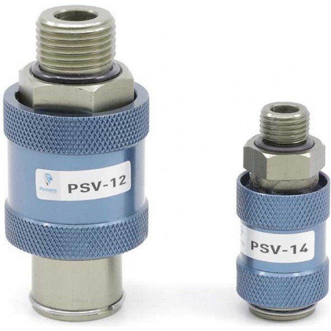 Дроссель с обратным клапаном PEMAKS Внешний шестигранник дросселирование на выхлоп PPHK-1/8-8