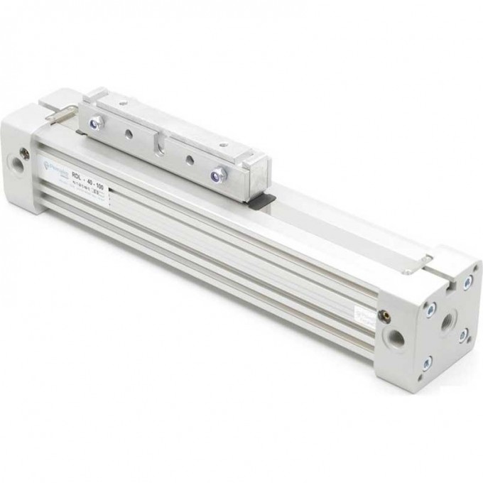 Бесштоковый пневмоцилиндр PEMAKS Сжатый воздух Анодированный алюминий RDL-0040-0600